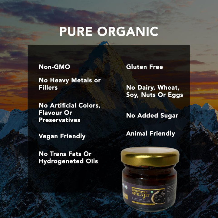 Pure Shilajit Resin 30g - Rå Pluss